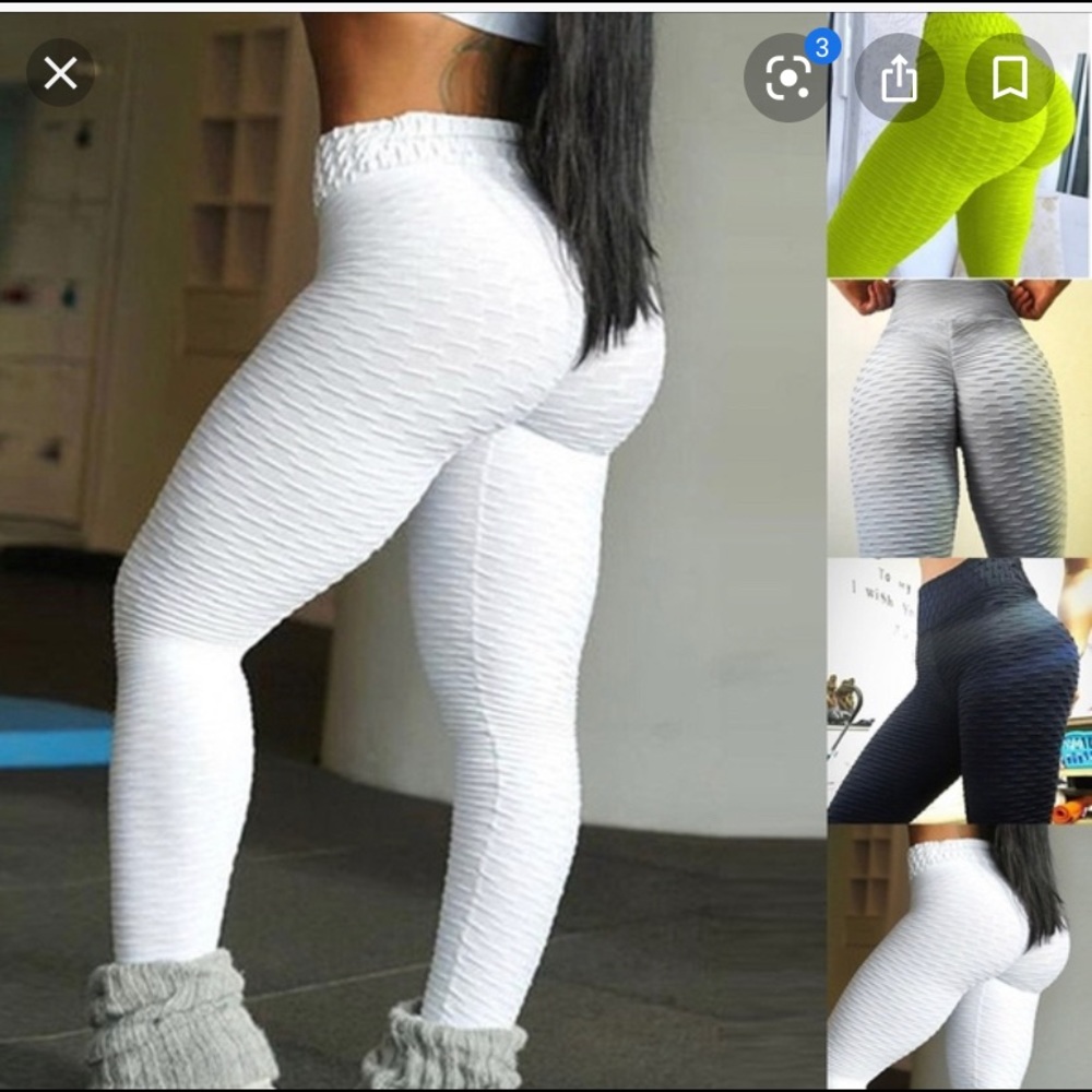 Scrunchy workout pants